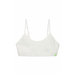 Sujetador top Seamless blanco floral