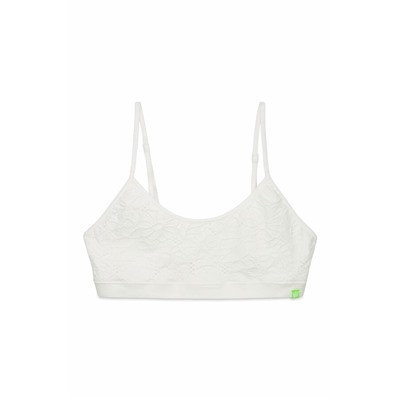 Sujetador top Seamless blanco floral