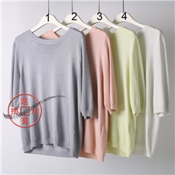 Лёгкий женский свитер с люрексом