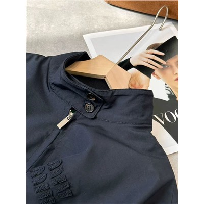 Стильная укороченная куртка-бомбер с воротником стойкой МИУ МИ*У