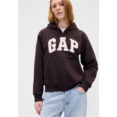 Relaxed Gap Logo Zip Hoodie