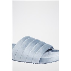 Sandalias de terciopelo Gris