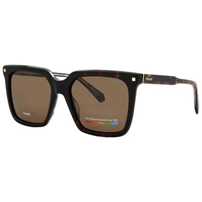 POLAROID Polarized Bronze Square Ladies Sunglasses PLD4115SX 0086/SP 54 Item No. PLD 4115/S/X 0086/SP 54