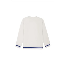 Çocuk Taş Basic Bisiklet Yaka Sweatshirt