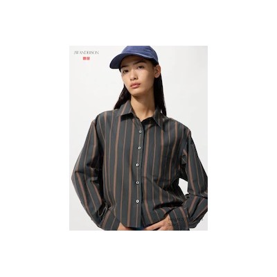 Camisa oxford oversize rayas