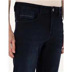 Koyu Lacivert Slim Fit Jean Pantolon