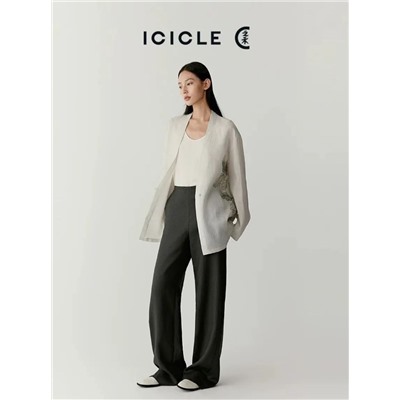 Легкая свободная повседневная блузка из рами ICICL*E ОРИГИНАЛ!