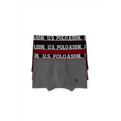 U.S. Polo Assn. Erkek 3'lü Boxer Takım 50310704-vr046
