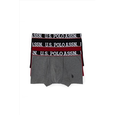 U.S. Polo Assn. Erkek 3'lü Boxer Takım 50310704-vr046