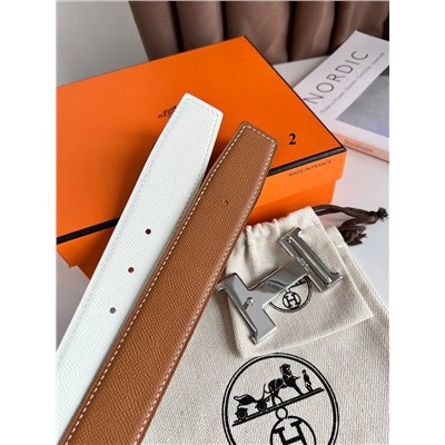 Мужской двухсторонний ремень  Herme*s 🧡