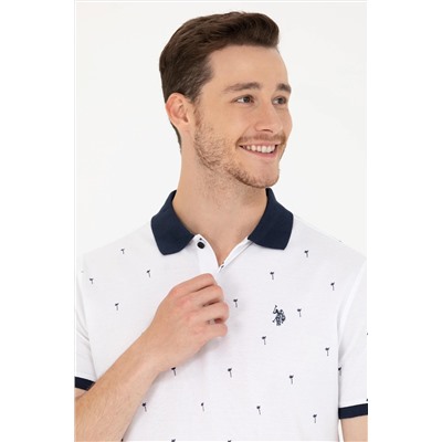 Erkek Beyaz Polo Yaka Tişört