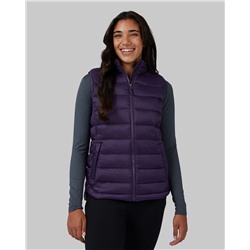 WOMEN'S LIGHTWEIGHT RECYCLED POLY-FILL PACKABLE VEST