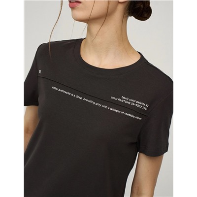 Серая Футболка "Антрацит"