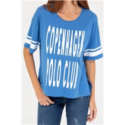 Kadın Saks Tişört