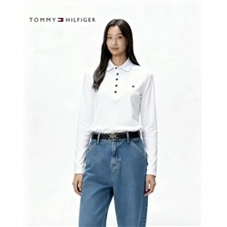 Женский лонгслив-поло (3 цвета) ТОММИ ХИЛФИГЕ*Р