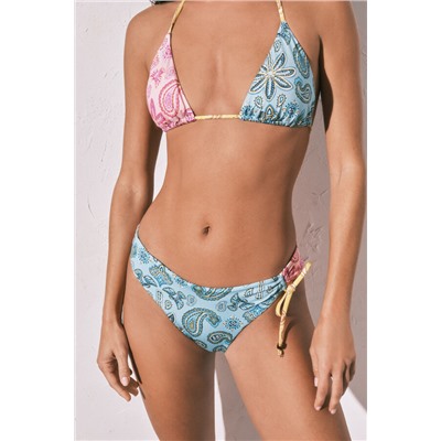 Braga bikini clásica estampado multicolor