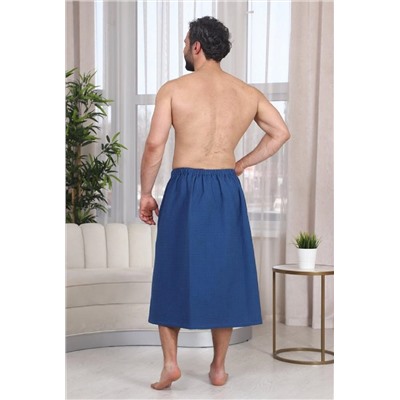 Накидка вафельная мужская однотонная