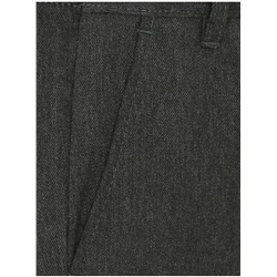 Boys Grey Plus Fit Half Elastic School Trouser 2 Pack
