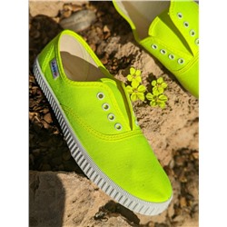 INGLESITA 60 fluor amarillo+Pendientes flores PA37368 limón АКЦИЯ