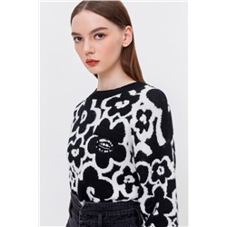 Jersey de lana y cachemir Negro