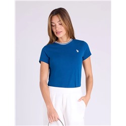 RINGER NECK TRIM T-SHIRT