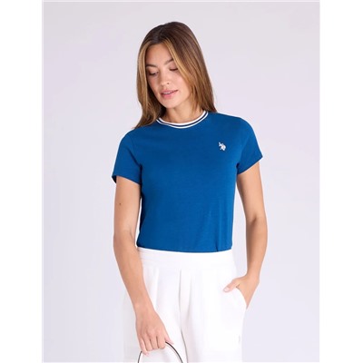 RINGER NECK TRIM T-SHIRT