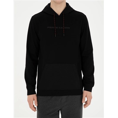 Siyah Regular Fit Sweatshirt