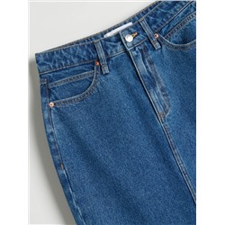 Midi-Rock aus Denim