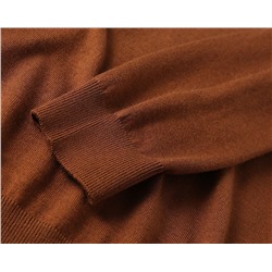 Мужская шерстяная рубашка ZEGN*A с лацканами и длинными рукавами