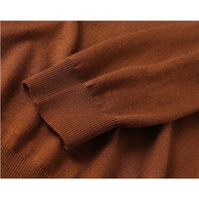 Мужская шерстяная рубашка ZEGN*A с лацканами и длинными рукавами