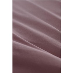 Manon King Size %100 Pamuk Ranforce Düz Nevresim - Gül Kurusu