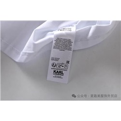 Футболка Kar*l Lagerfel*d с надписями из страз