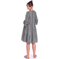 Damen kleid mit Minimal-Print