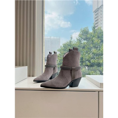 Женские низкие сапоги-казаки   БРУНЕЛЛО КУЧИНЕЛЛ*И