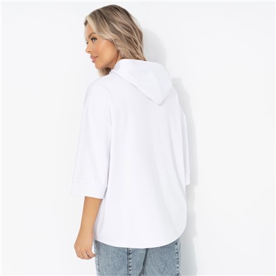 Футболка свободная с капюшоном, Раздать стиля