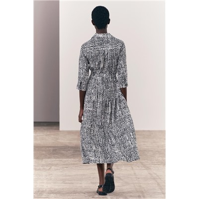 ZW COLLECTION PRINTED LONG DRESS