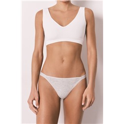 Pack 3 tangas tira algodón logo