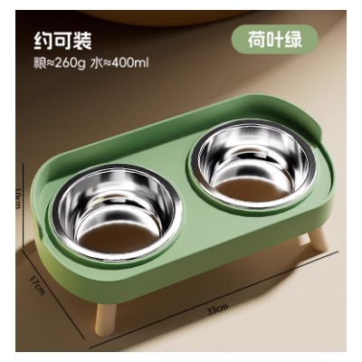 Пластиковая миска с стальными тарелочками