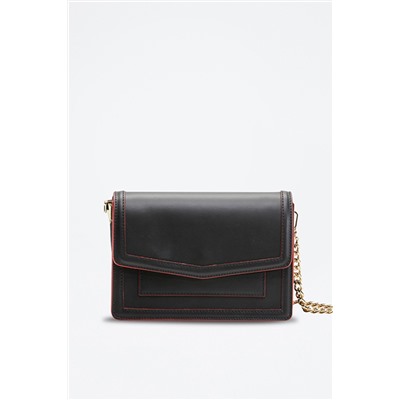 Bandolera de piel Kaia Negro