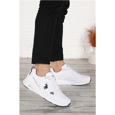 U.S. Polo Assn. U.s Polo Assn Vance 2pr Ortopedik Hafif Unisex Beyaz Günlük Sneaker Ayakakbı VANCE 2PR