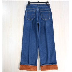 Зимние теплые джинсы из бархата