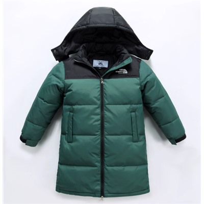 Удлинённая утепленная куртка для мальчиков