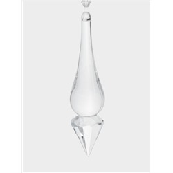 Украшение декоративное, 29 см, подвесное, акрил/металл, Звезда с кристаллом, Event