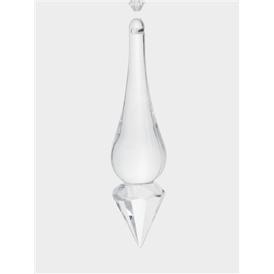 Украшение декоративное, 29 см, подвесное, акрил/металл, Звезда с кристаллом, Event