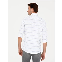 Mavi Slim Fit Uzun Kollu Gömlek