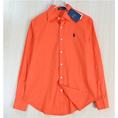 Женская хлопковая рубашка с длинным рукавом ( 7 цветов) РАЛЬ*Ф Л