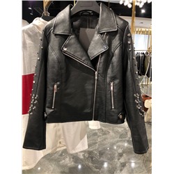 Куртка натуральная кожа  VALENTINO  люкс копия распродажа