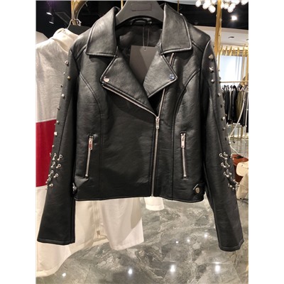 Куртка натуральная кожа  VALENTINO  люкс копия распродажа