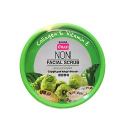 Фруктовый скраб для лица Banna Нони 100 грамм/ Banna facial scrub Noni 100 gr