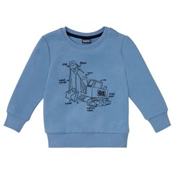 LUPILU® Kleinkinder Jungen Sweatpullover, mit Rundhalsausschnitt